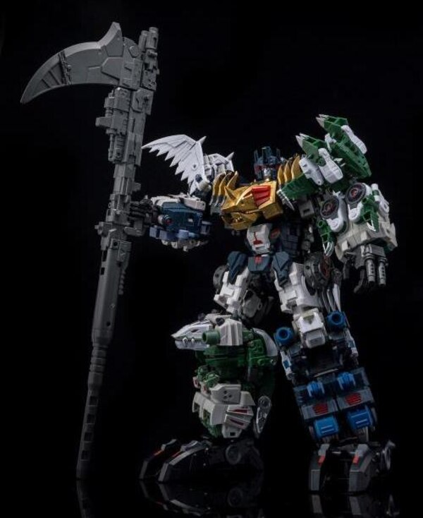 Lost Exo-Realm Saurus Ryu-oh Dinoking Combiner Boxset Official